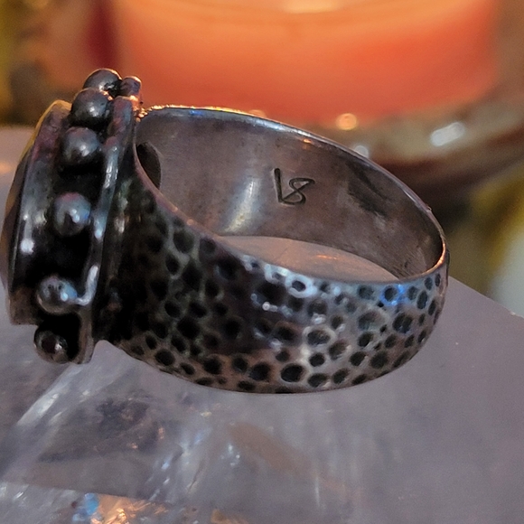 Rose Quartz .925 Ring Size 6.5 - Picture 3 of 7